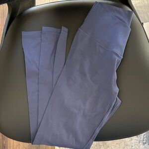 Aerie Navy High-Rise Crossover 7/8 Leggings